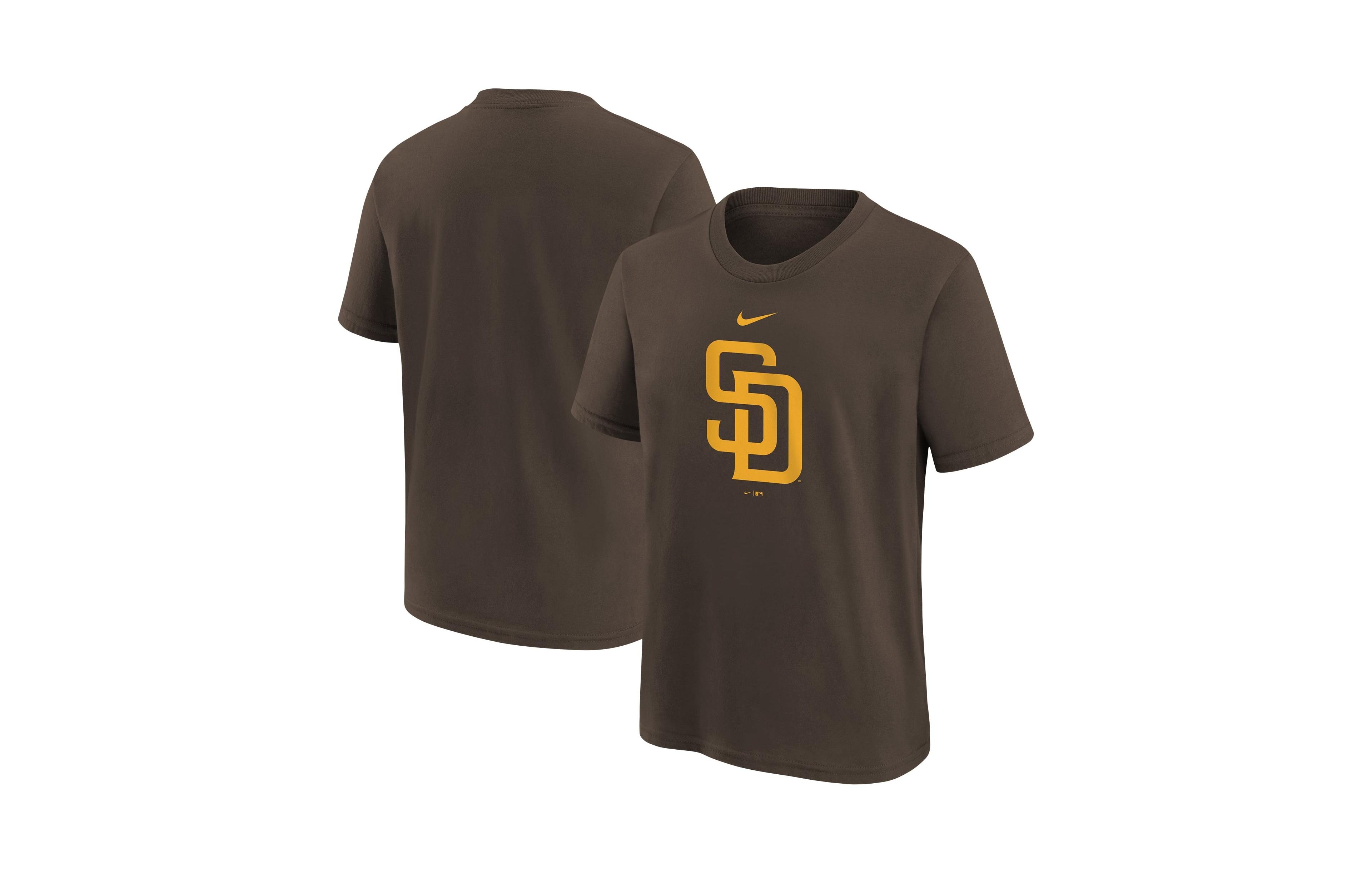 Nike Boys' 4-20 San Diego Padres Graphic Crewneck T-Shirt