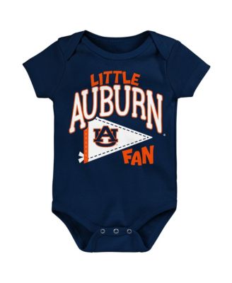 Baby Boys and Girls Navy Auburn Tigers Little Banner Bodysuit