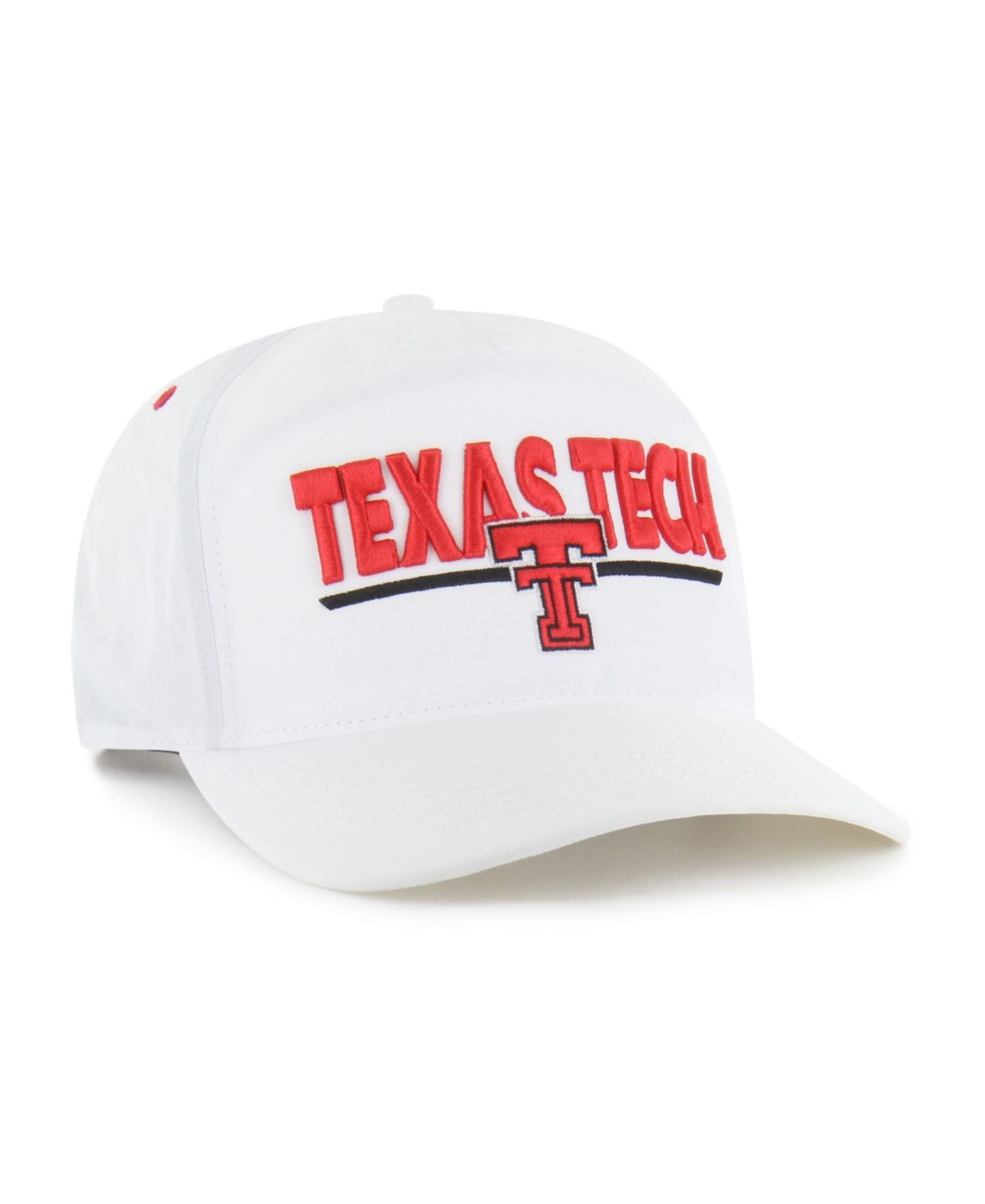 Кепка '47 Brand White Texas Tech Red Raiders brrr° Expressway Hitch Adjustable Hat — фото 2