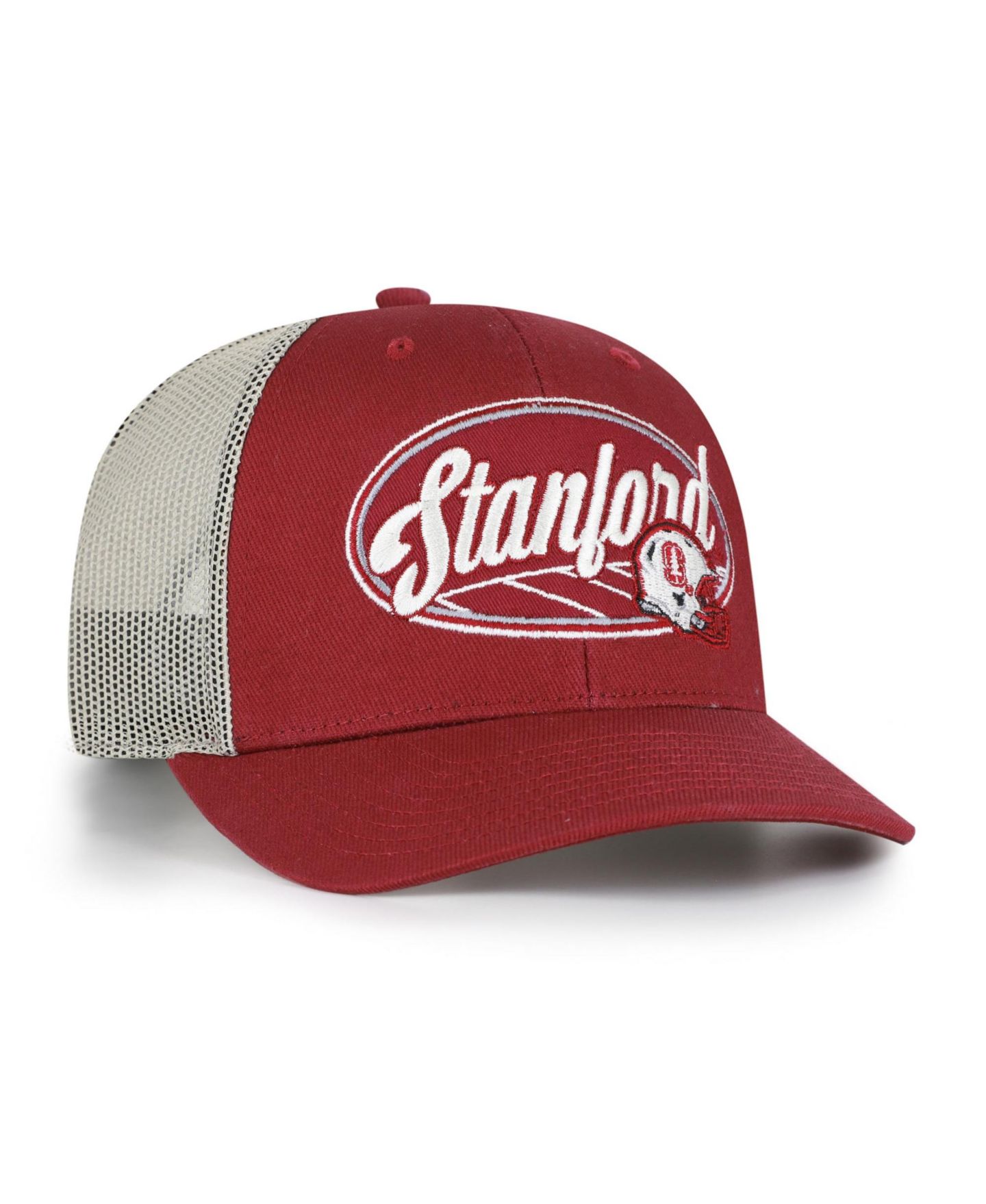 Кепка '47 Brand Cardinal Stanford Cardinal Enfield Adjustable Trucker Hat — фото 2