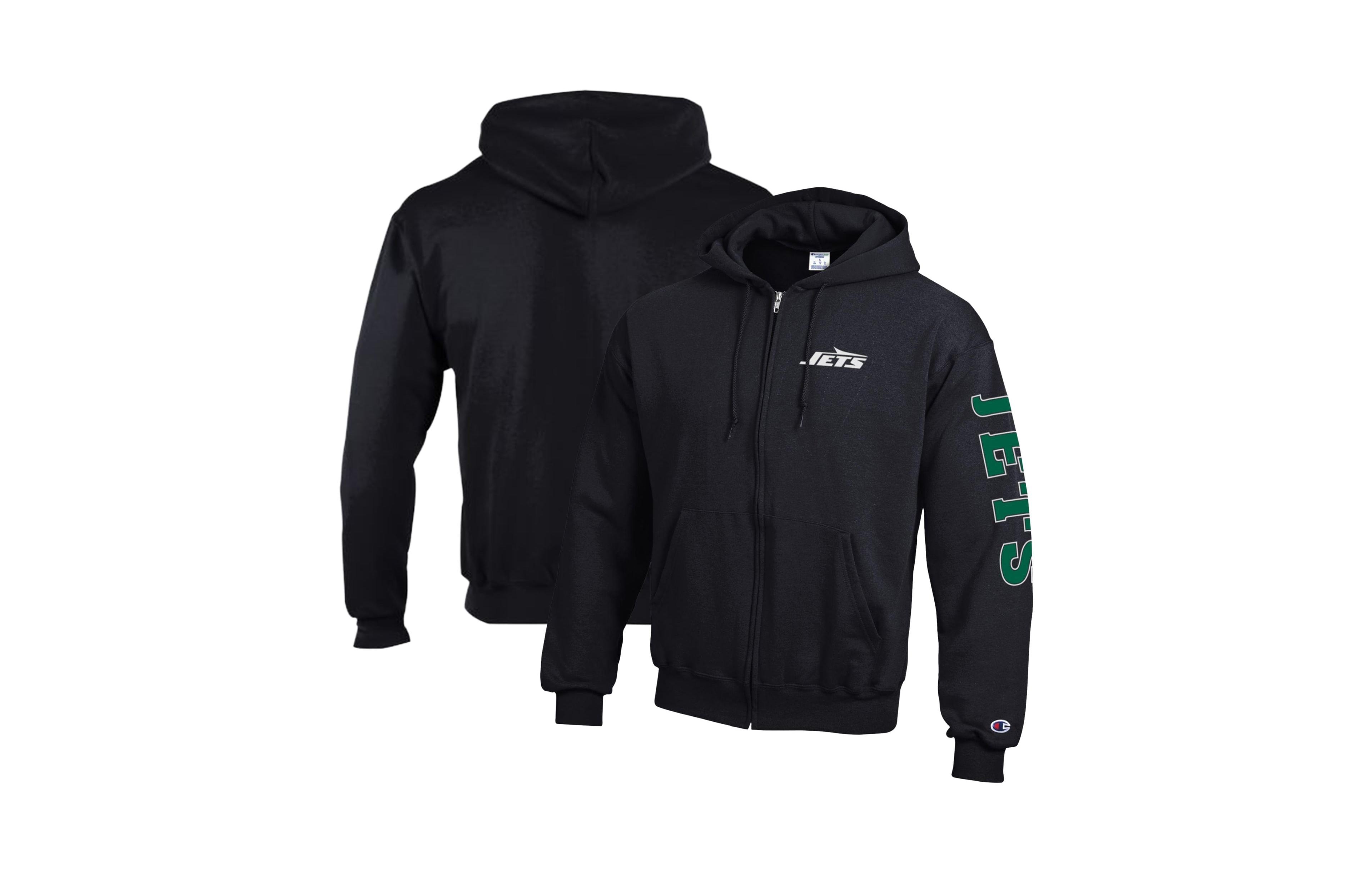 Champion Men's New York Jets Full-Zip Graphic Hoodie