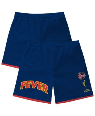 Men's and Women's  Navy Indiana Fever Team Mesh Shorts
