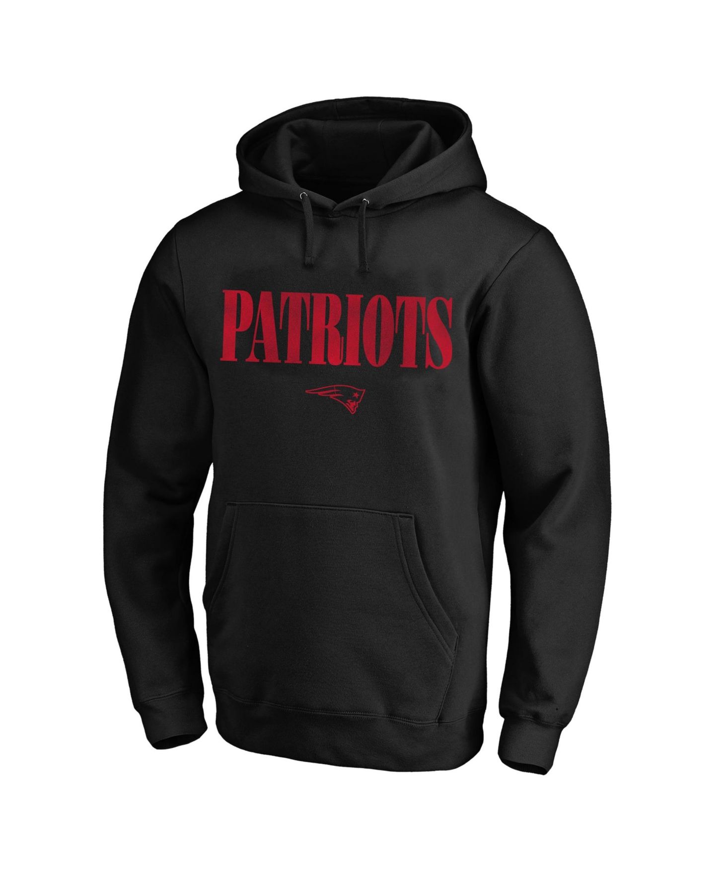 Мужское худи Fanatics New England Patriots Big & Tall Relaxed Intense Rivalry, Black — фото 2