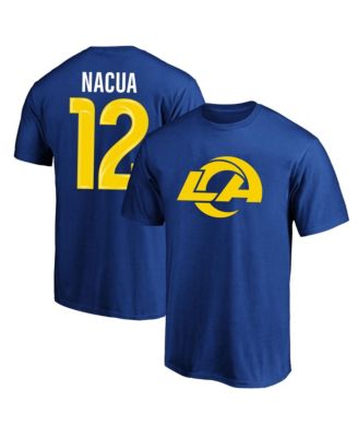 Men's Puka Nacua Royal Los Angeles Rams Big & Tall Player Name & Number T-Shirt