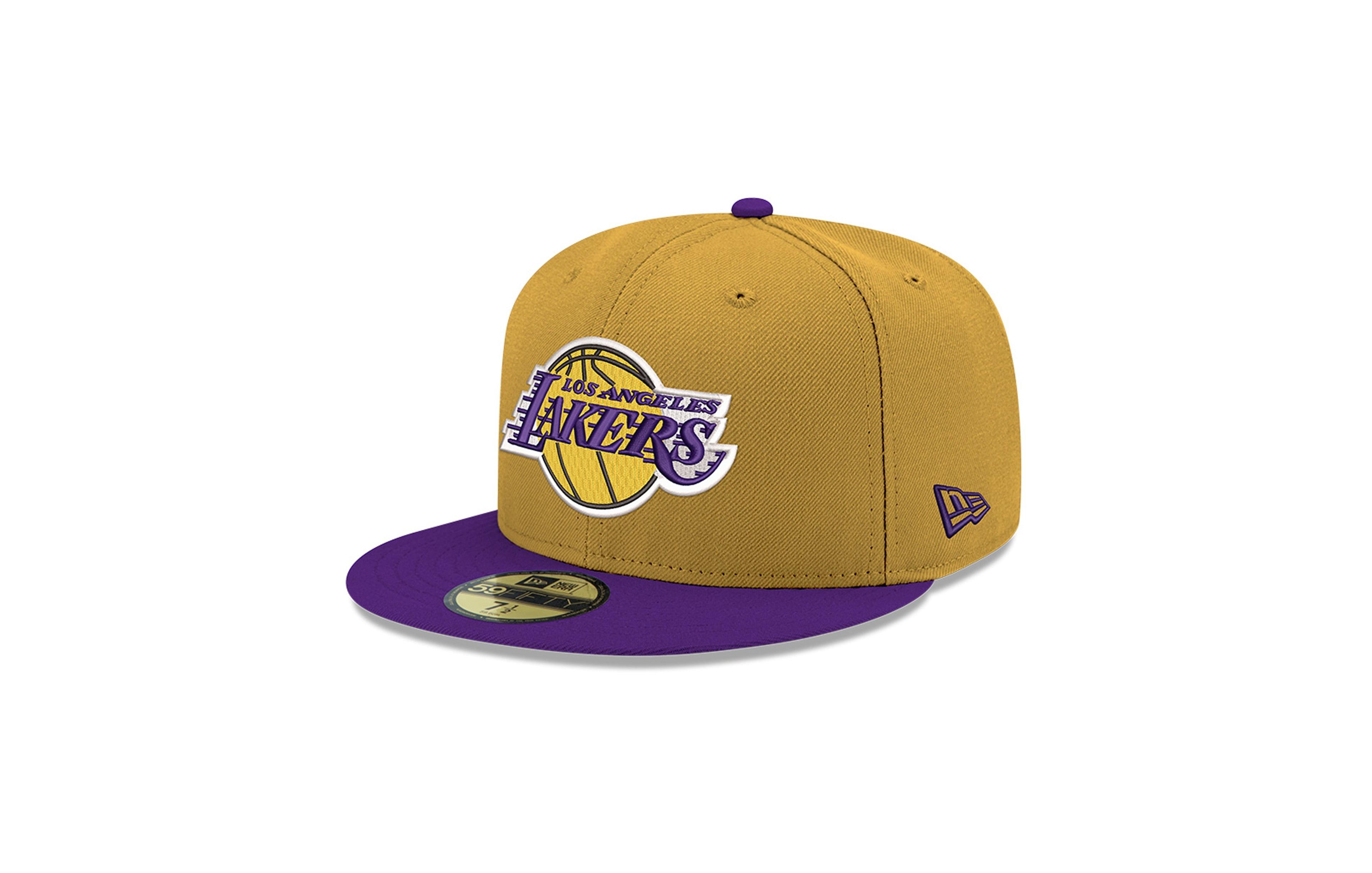 New Era Men's Gold Los Angeles Lakers Two-Tone 59FIFTY Fitted Hat