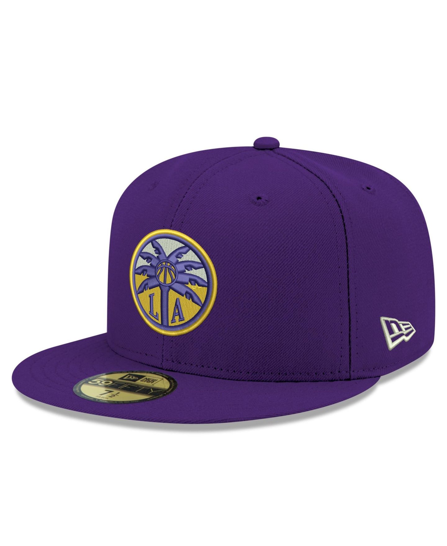 Мужская кепка New Era Purple Los Angeles Sparks Team 59FIFTY Fitted Hat — фото 1