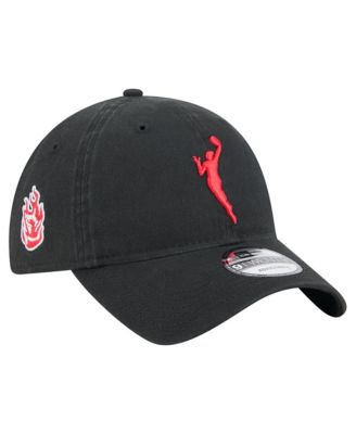 Men's Black Portland Fire Logowoman 9TWENTY Adjustable Hat