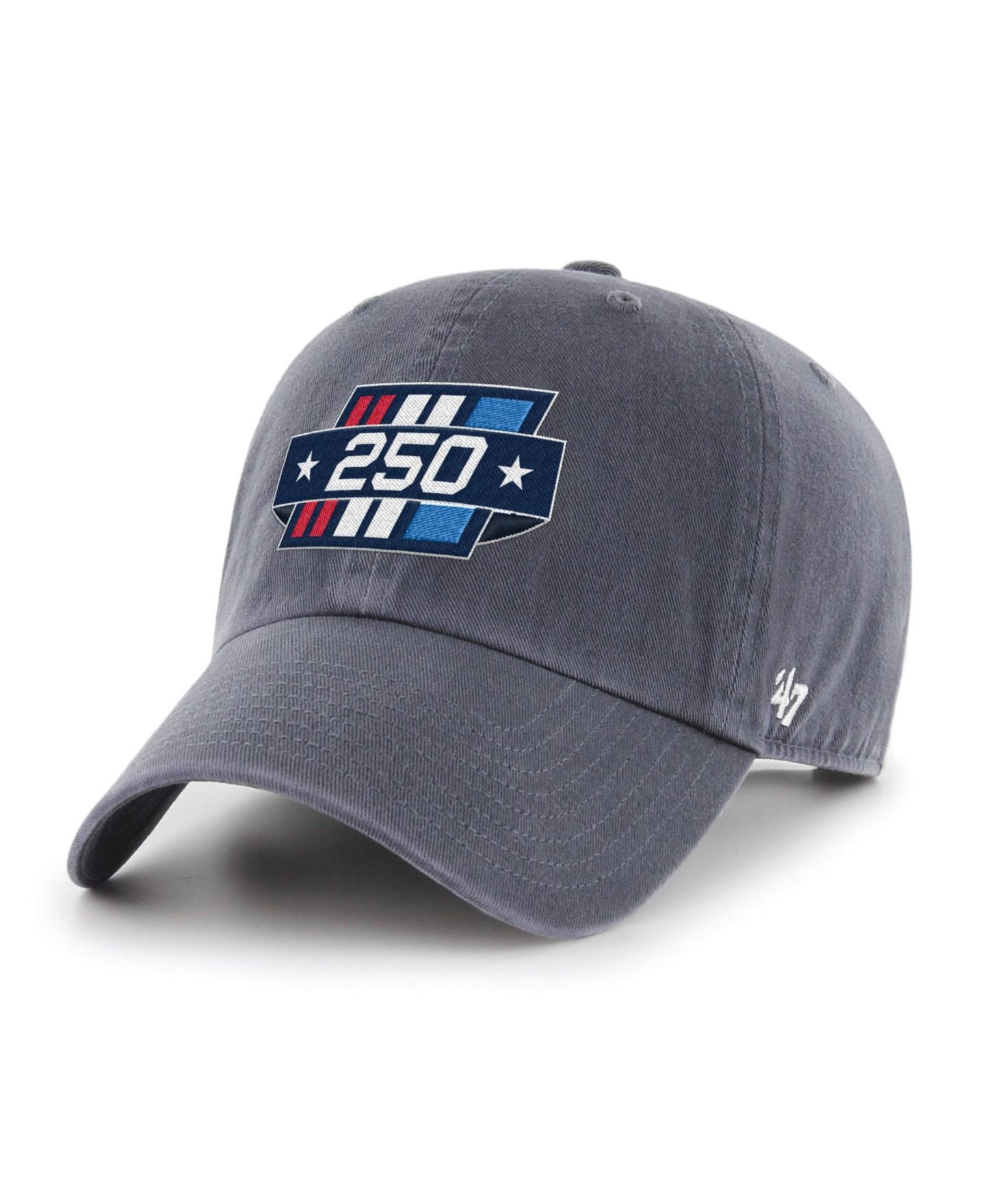 Мужская кепка '47 Brand Navy NASCAR 250 Clean Up Adjustable Hat — фото 1
