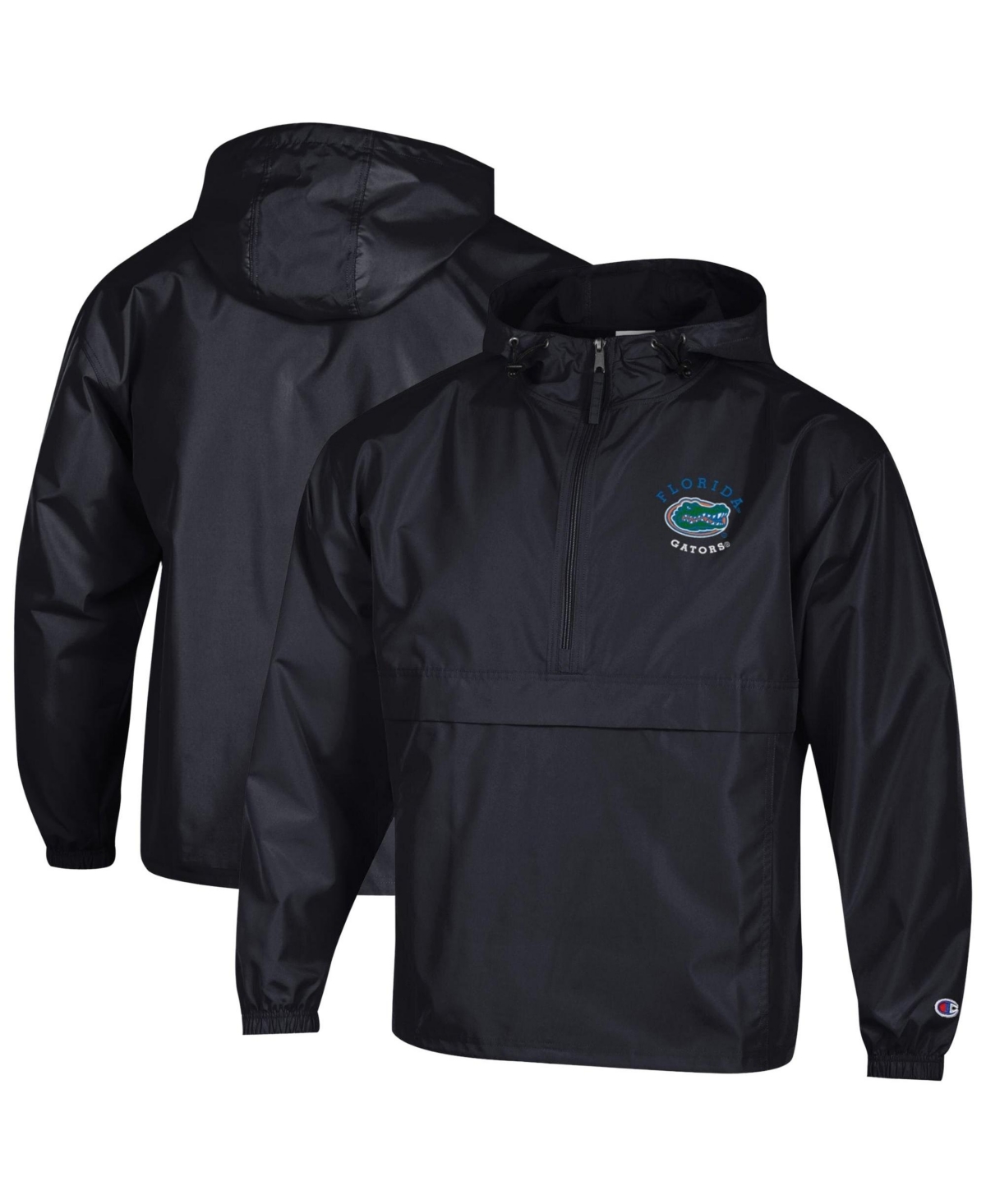 Champion Men's Stadium Hooded Packable 1/2-Zip Windbreaker Jacket