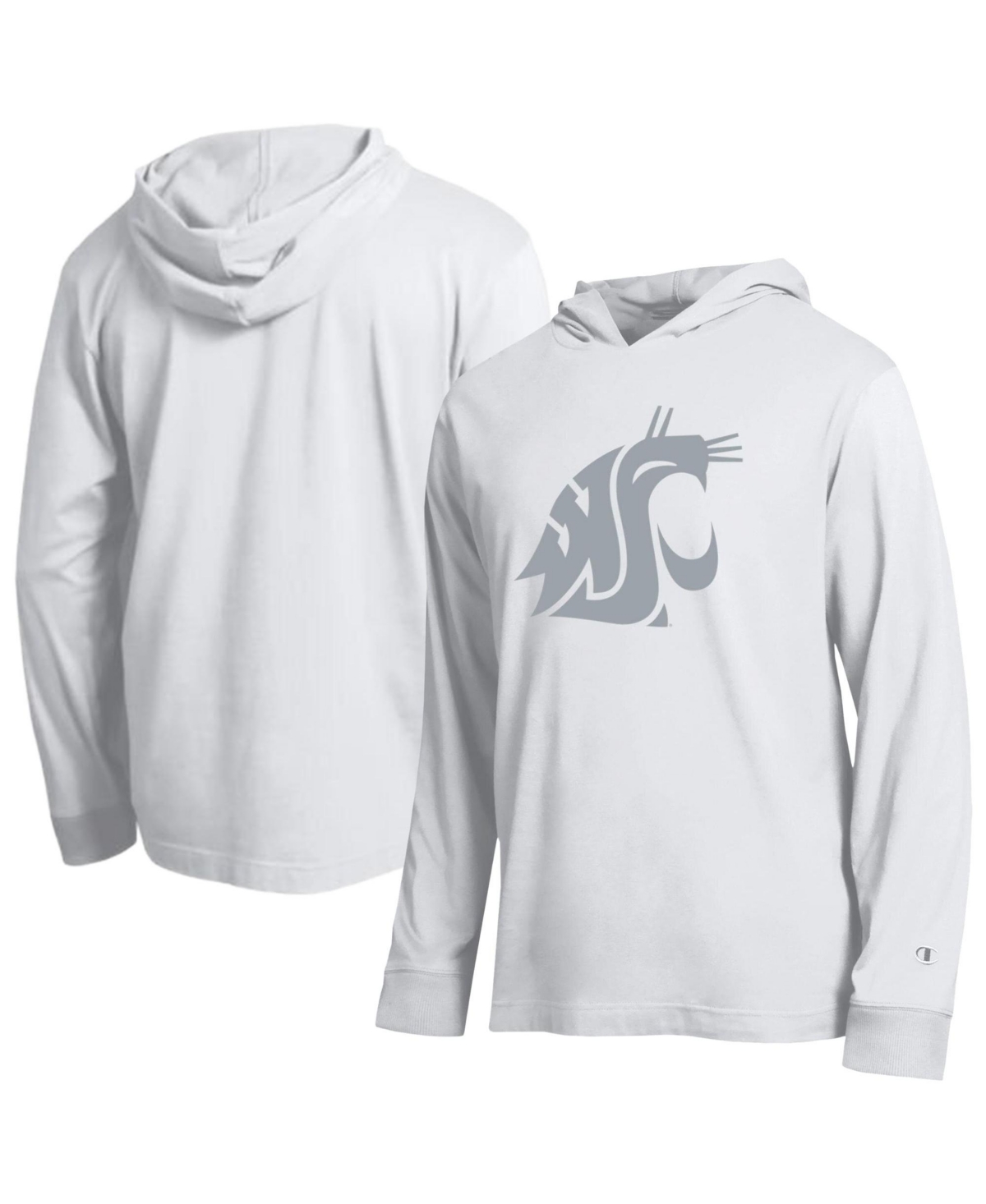 Champion Men's Graphic Hooded Sensory Friendly Hoodie - White