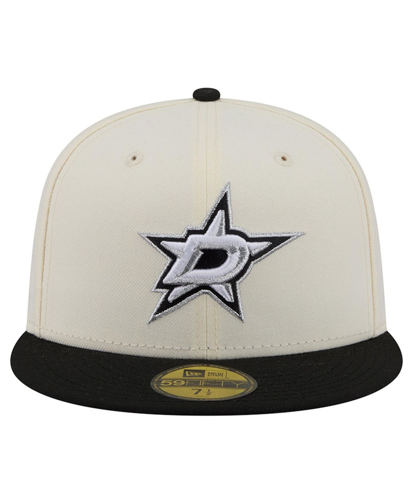 Мужская кепка New Era Cream Dallas Stars 250th Anniversary of the United States Two-Tone 59FIFTY Fitted Hat — фото 3