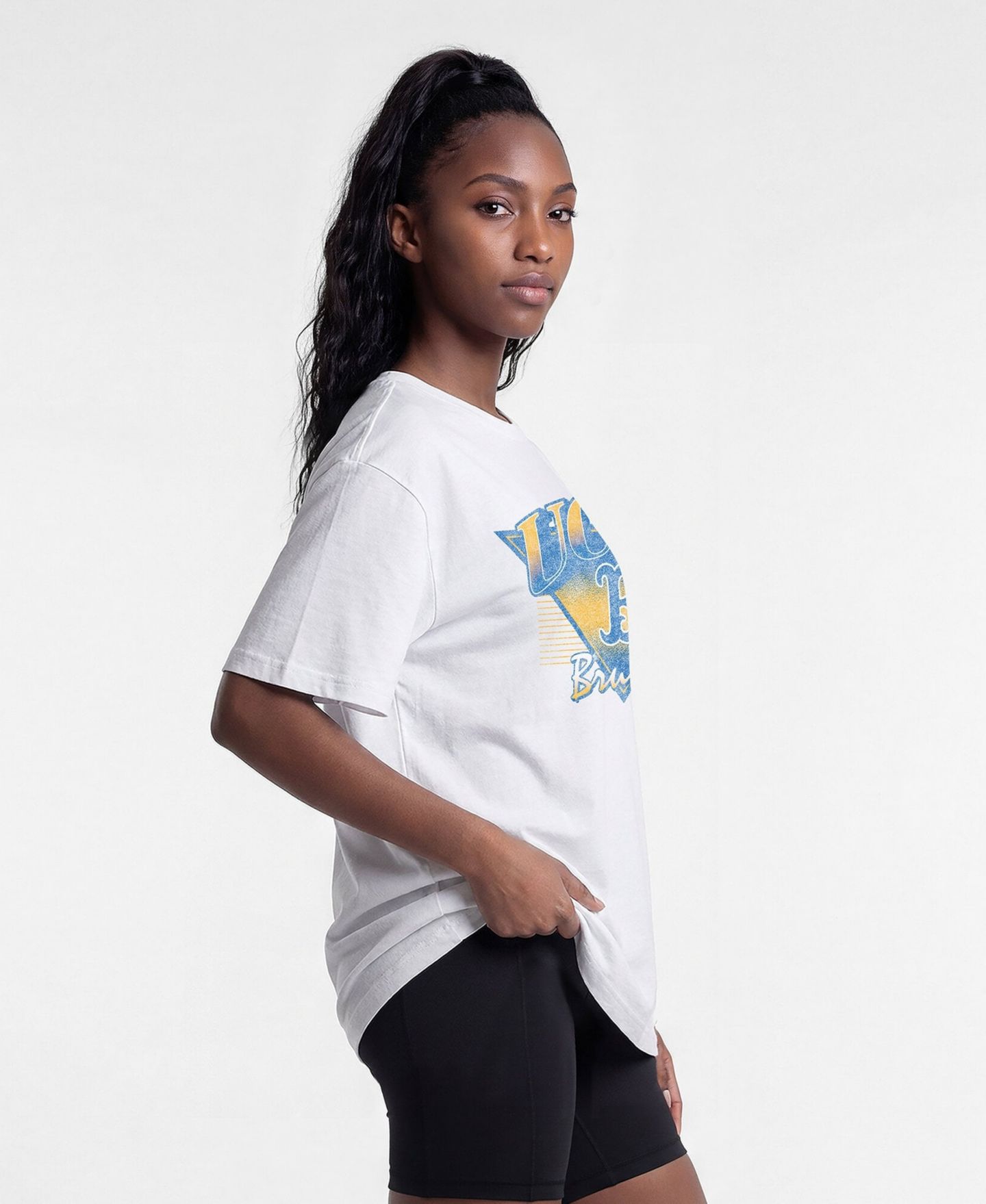 Женская футболка Champion White Ucla Bruins Retro Oversized — фото 3