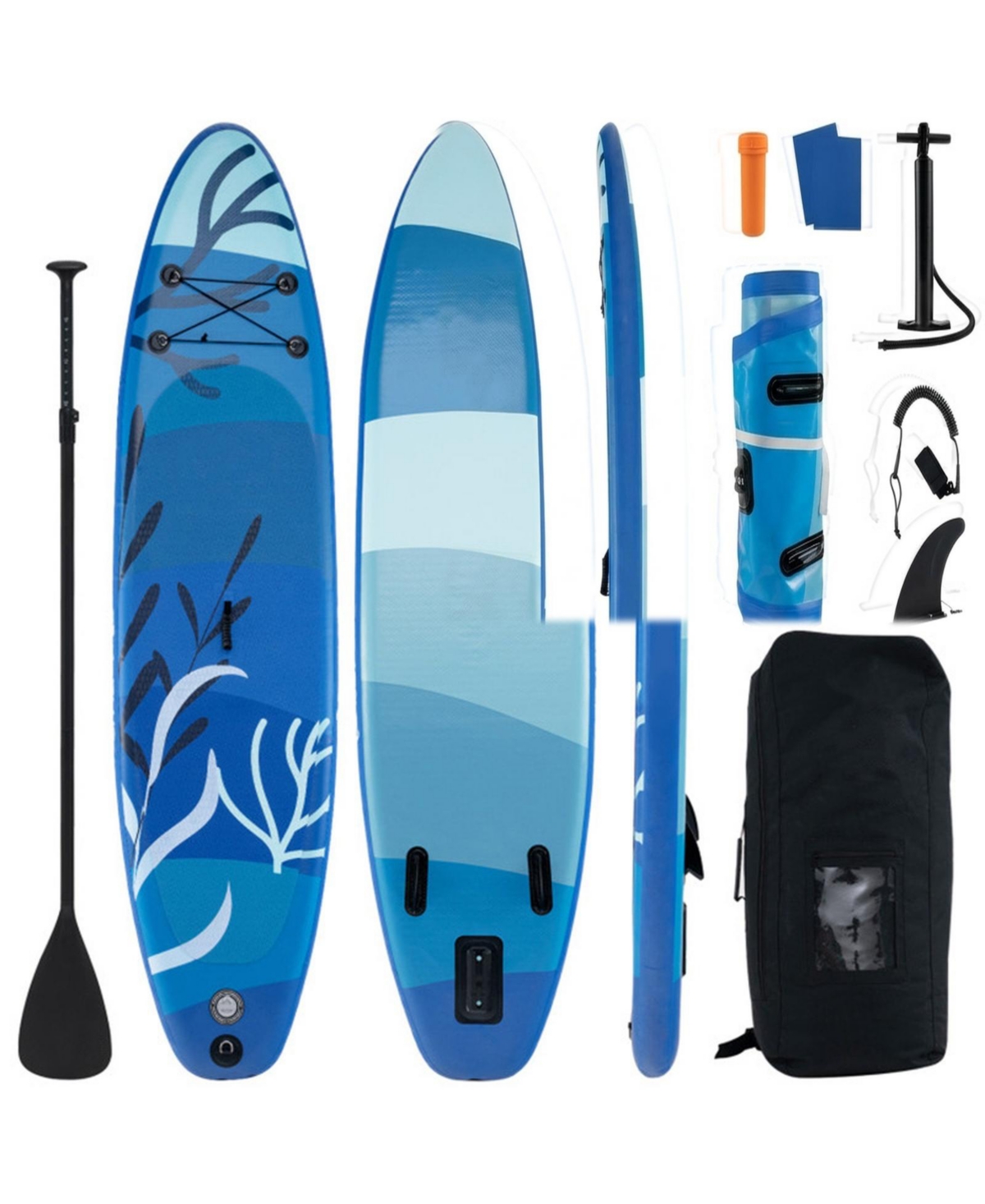 Sevorley Inflatable Stand Up Paddle Board Sup Board with Premium Sup Accessories - Blue