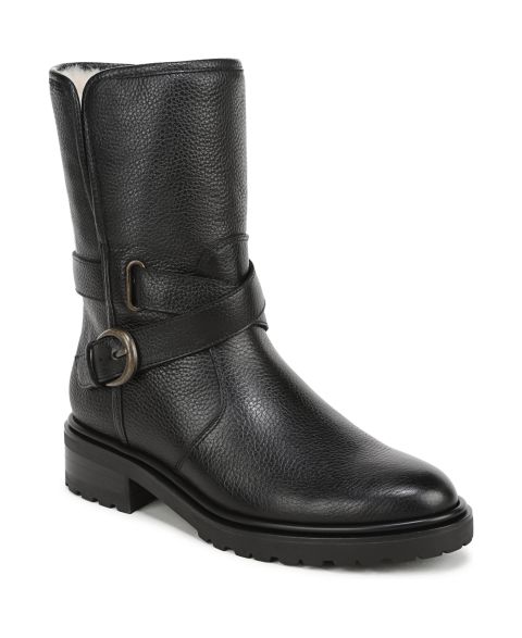 Женские ботильоны Sam Edelman Sophi на молнии, цвет: Чёрный кожаный