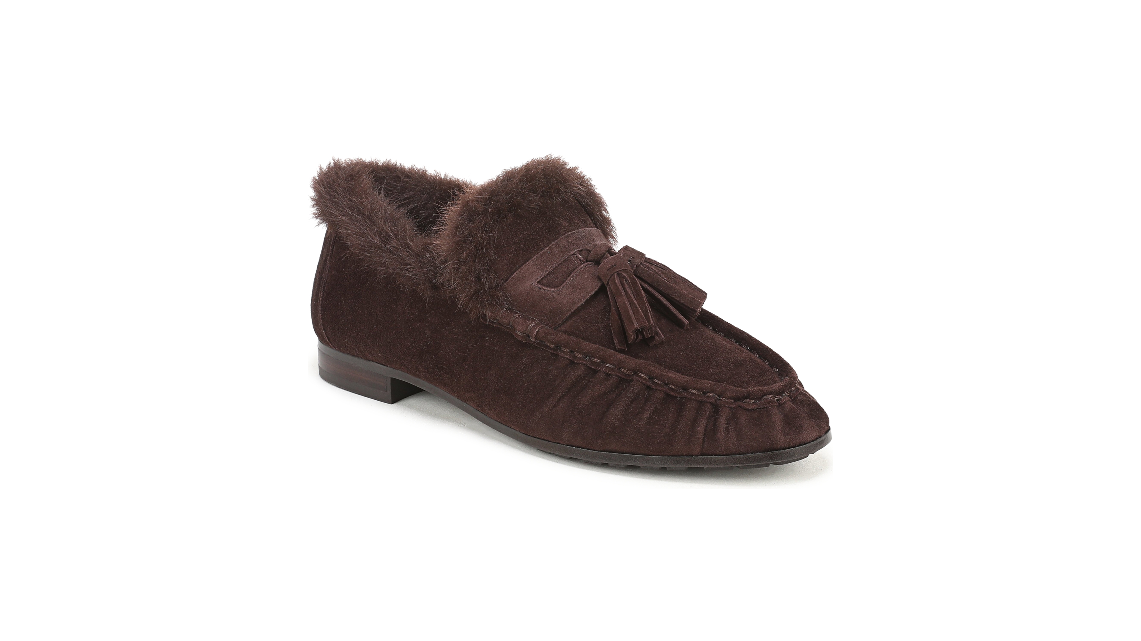 Sam Edelman Women's Lana Fur Tassel Slip-On Loafers