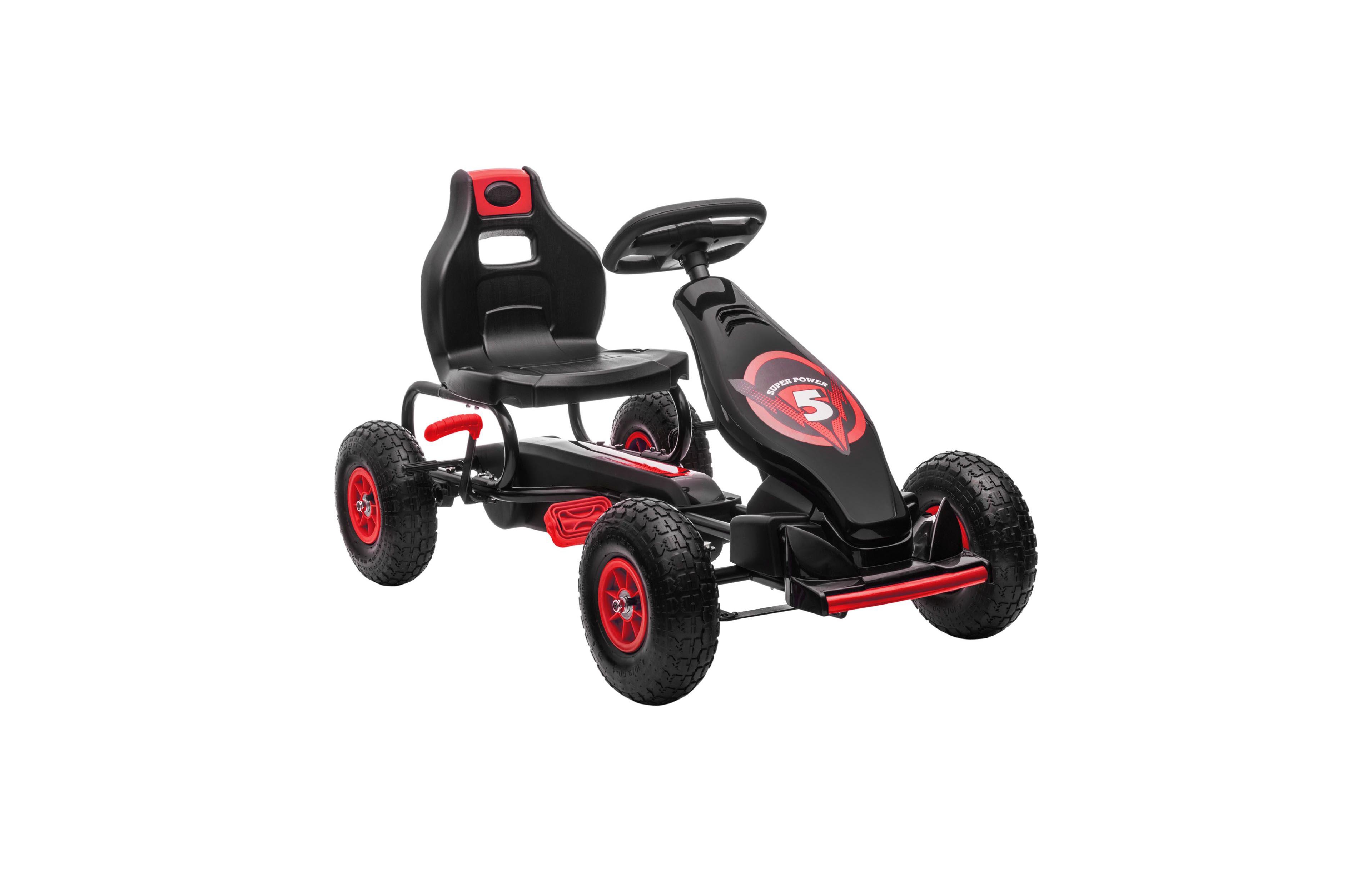 Sevorley Go-Kart with Adjustable Seat, Steel, Ages 5-12