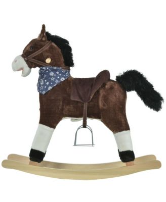 Plush Rocking Ride-On Toy, Ages 3-6