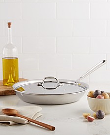 Stainless Steel 12" Covered Fry Pan