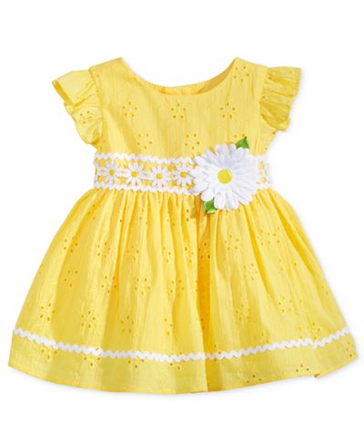 Sweet Heart Rose Eyelet Flower Dress, Baby Girls (0-24 months)