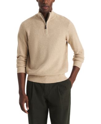 Men's Marled Quarter-Zip Classic-Fit Sweater