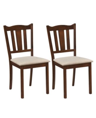 2-Piece Dining Chair Set with Ventilated Hollow Back