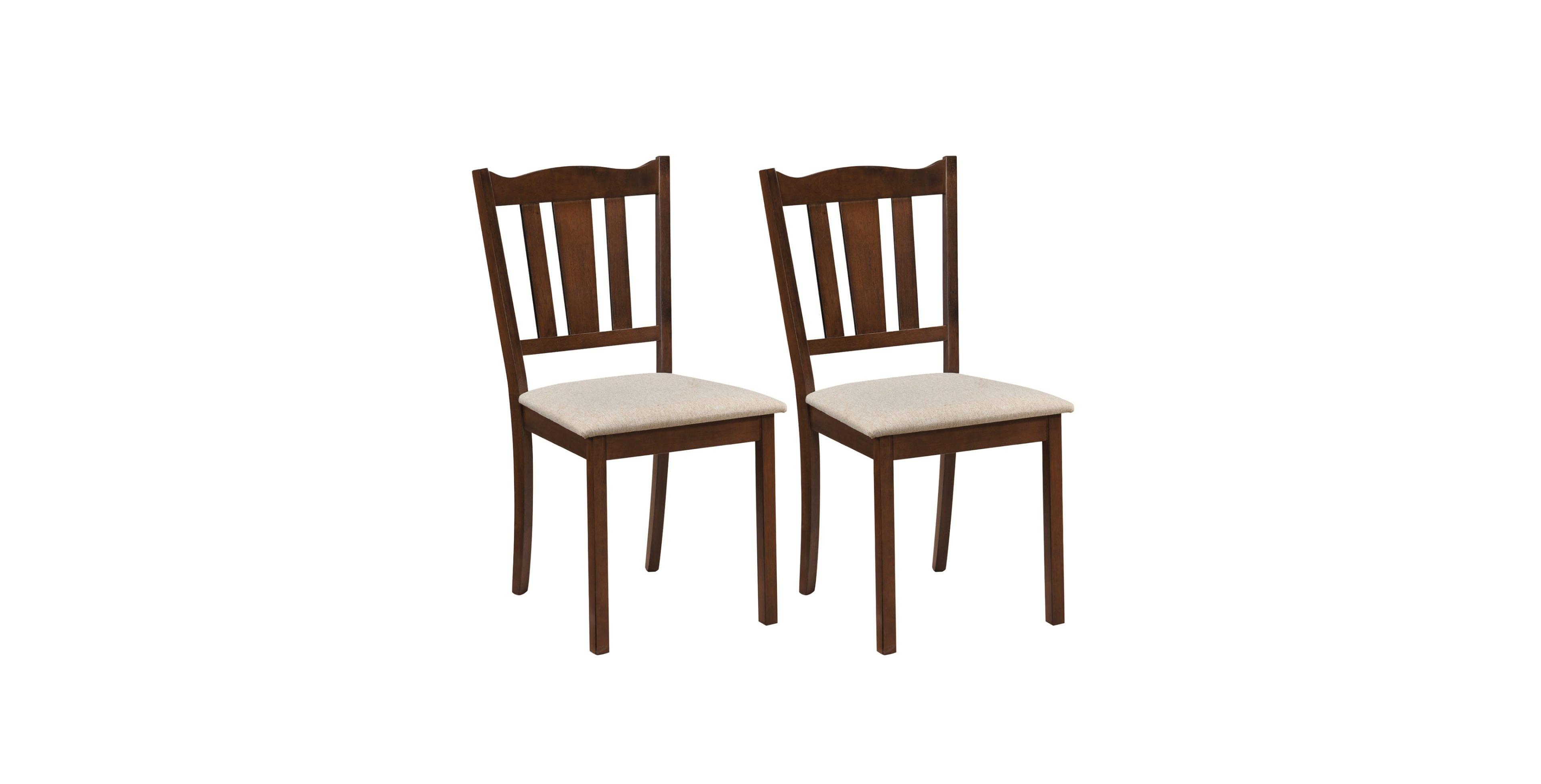 Sugift 2-Piece Dining Chair Set with Ventilated Hollow Back