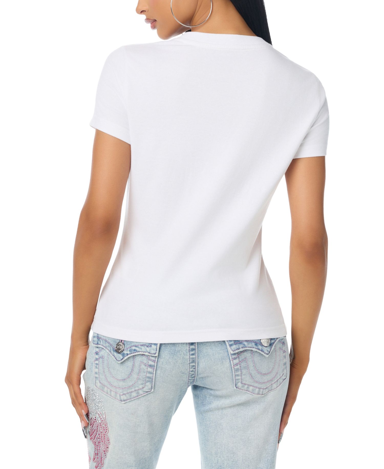 Women's Short-Sleeve Graphic Cotton-Blend T-Shirt