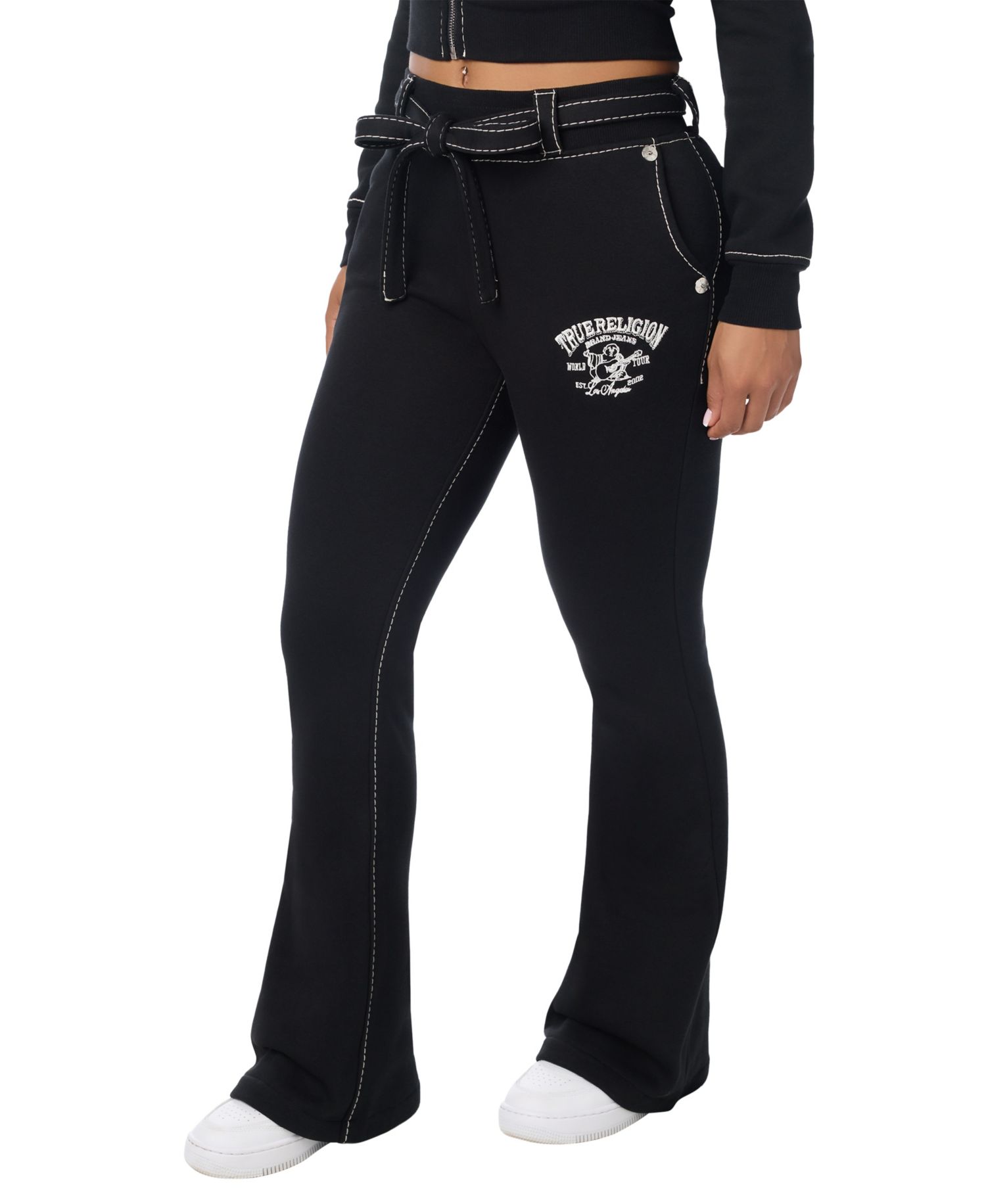 Women's Pull-On Bootcut Cotton-Blend Pants