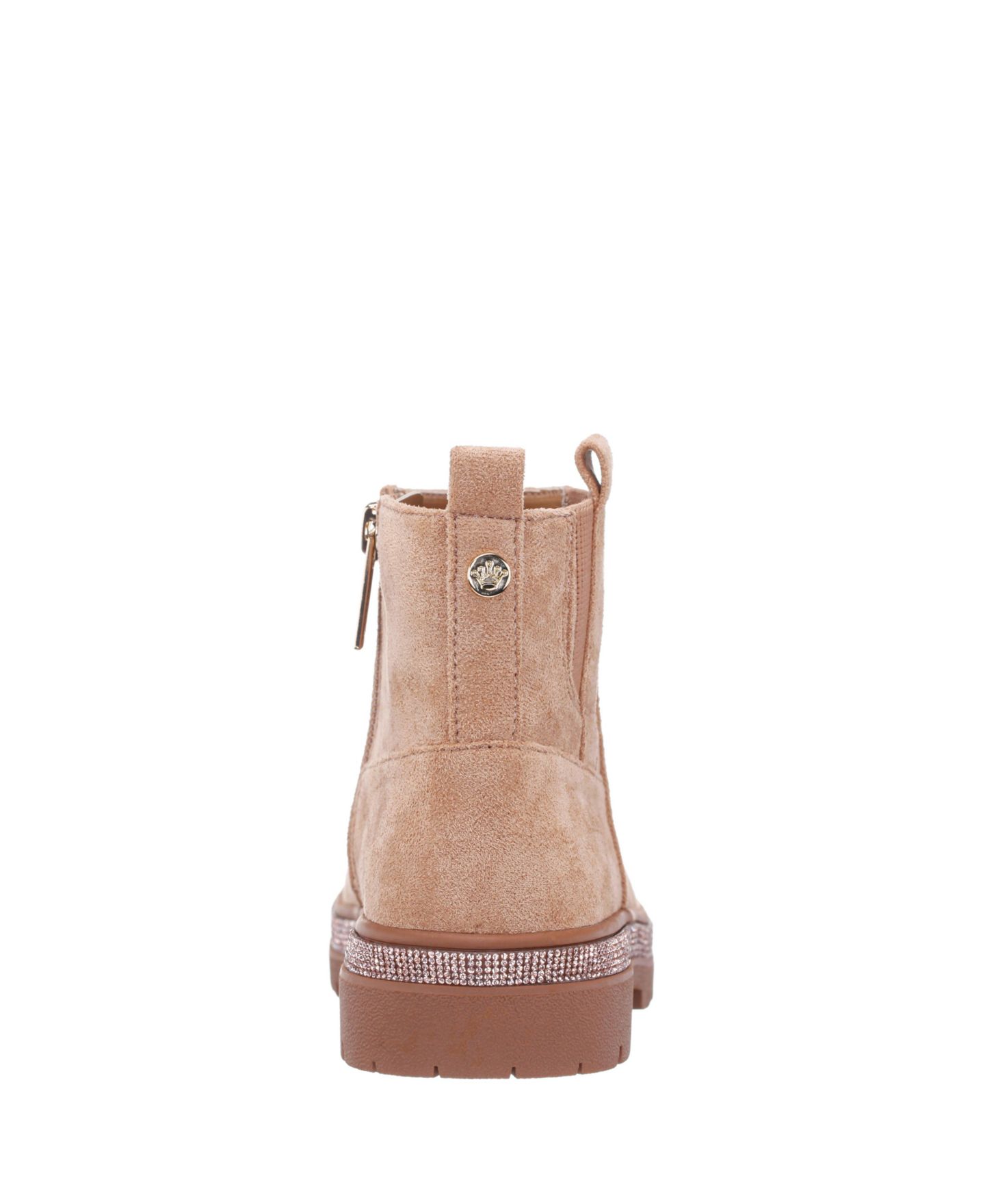 Детские ботинки Nina Evan Girl Microsuede Inside Zip, цвет: Рыжевато-коричневый — фото 5