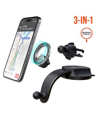 Mag Grip Pro Magnetic Phone Mount 3 in 1 Kit | Vent + Dashboard + Windshield