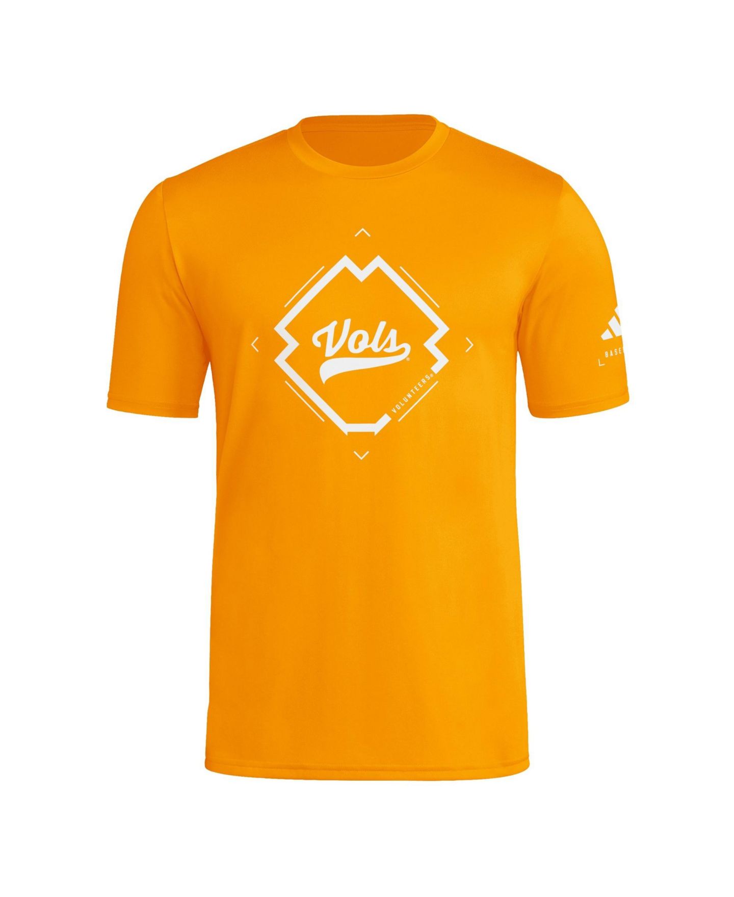 Мужская футболка adidas Tennessee Orange Tennessee Volunteers Baseball Poly — фото 2