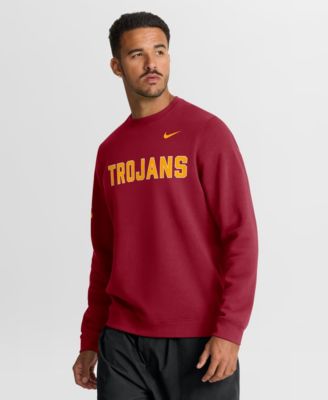 Nike - Men's Cardinal USC Trojans 2026 Sideline Club Sweatshirt Cardinal