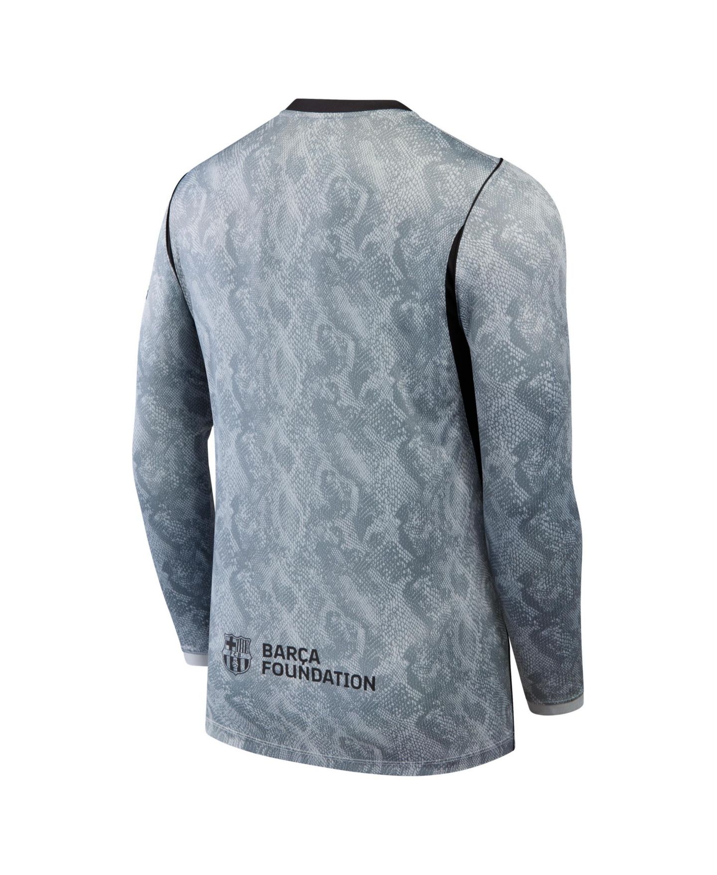 Детский топ Nike Gray Barcelona 2026/27 Away Stadium Replica Long Sleeve Goalkeeper Jersey — фото 4