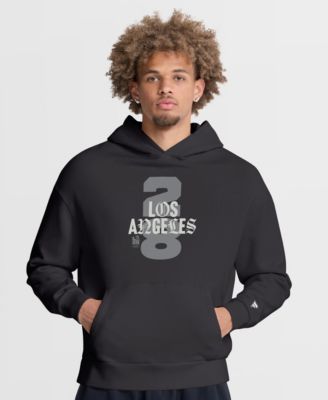 Men's Charcoal LA28 Summer Olympics Oversized Type Play Location Hoodie
