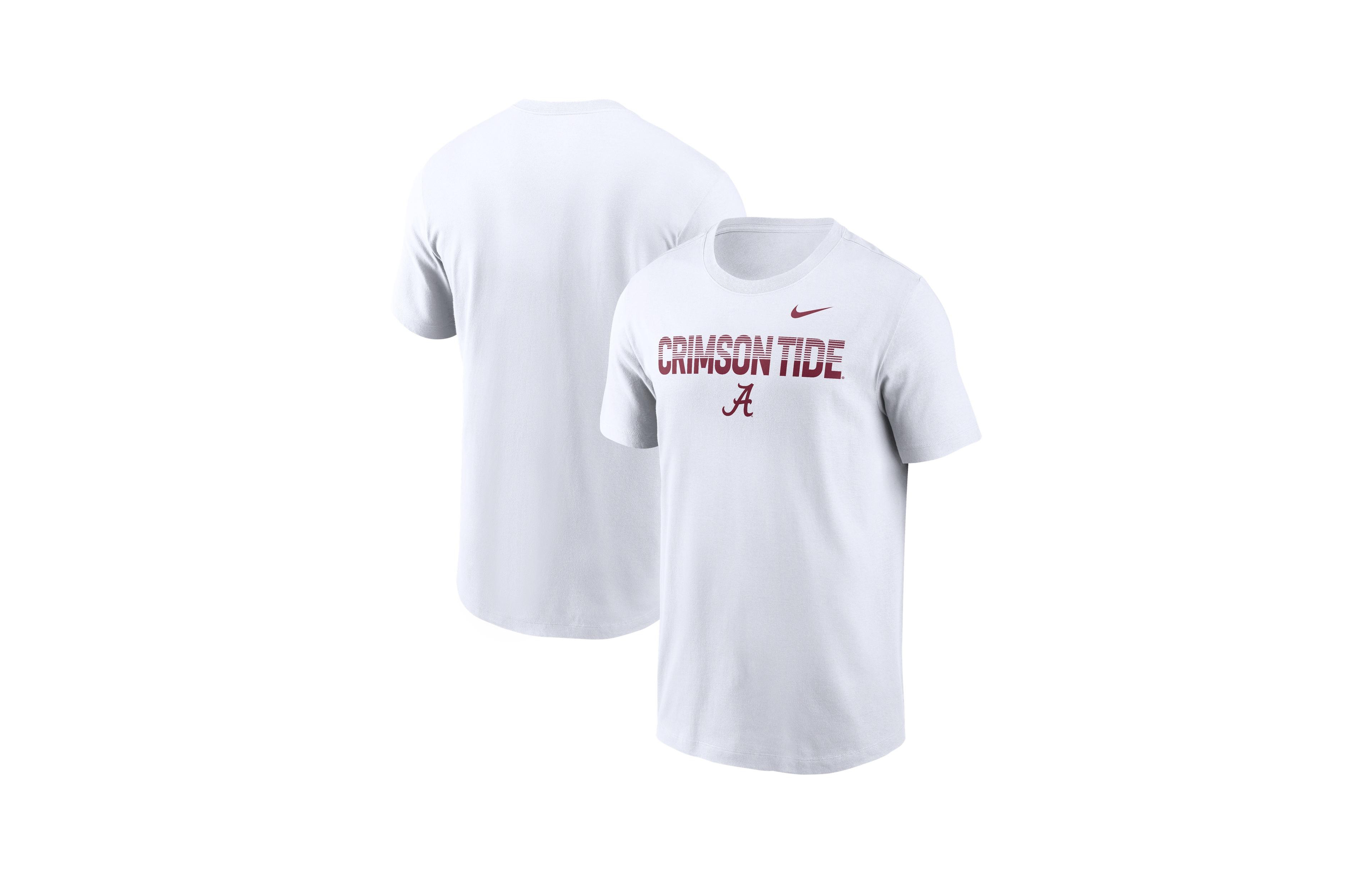 Nike Men's White Alabama Crimson Tide Primetime Kinetic T-Shirt