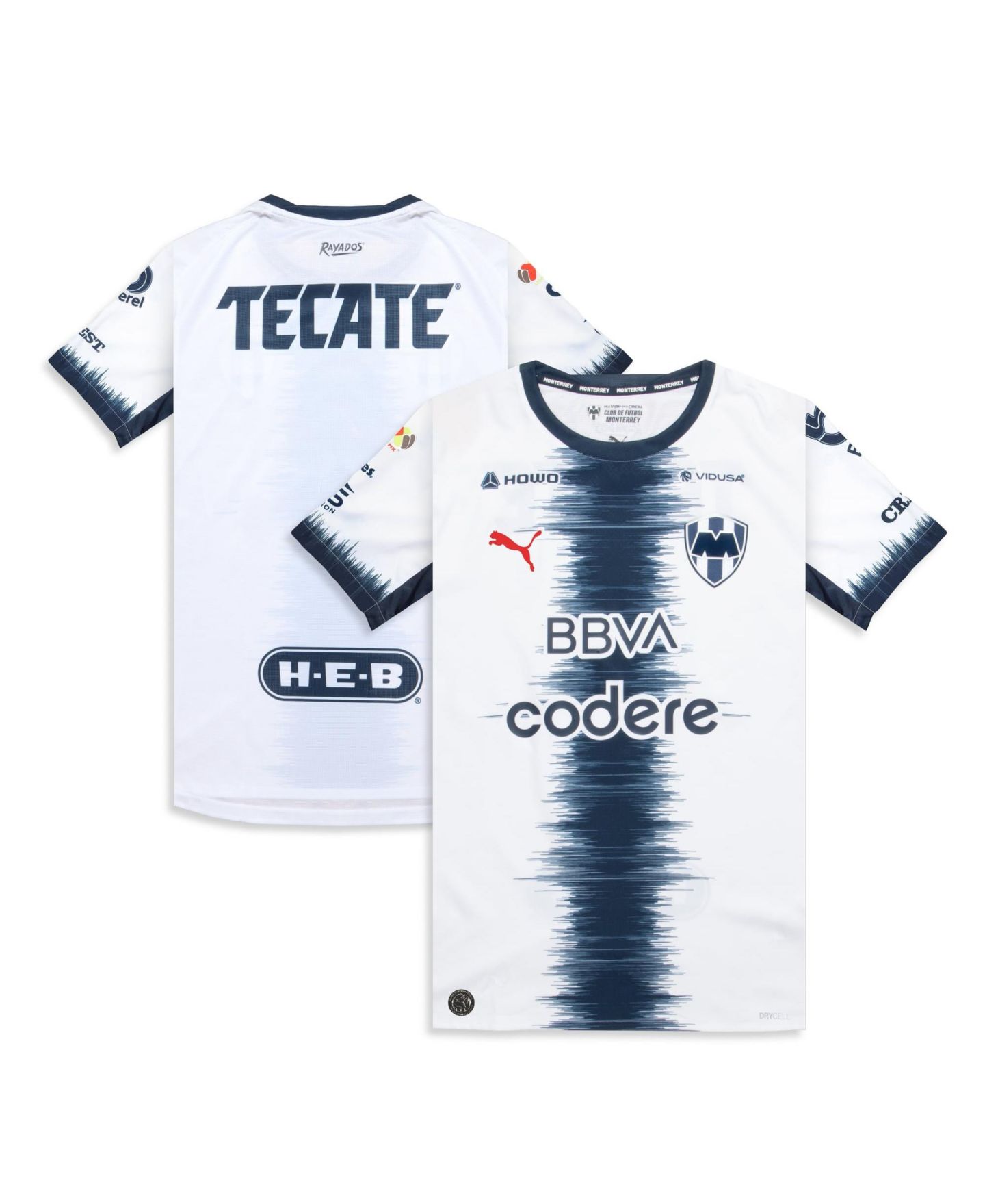 Мужской топ PUMA White CF Monterrey 2026/27 Away Replica Jersey — фото 1