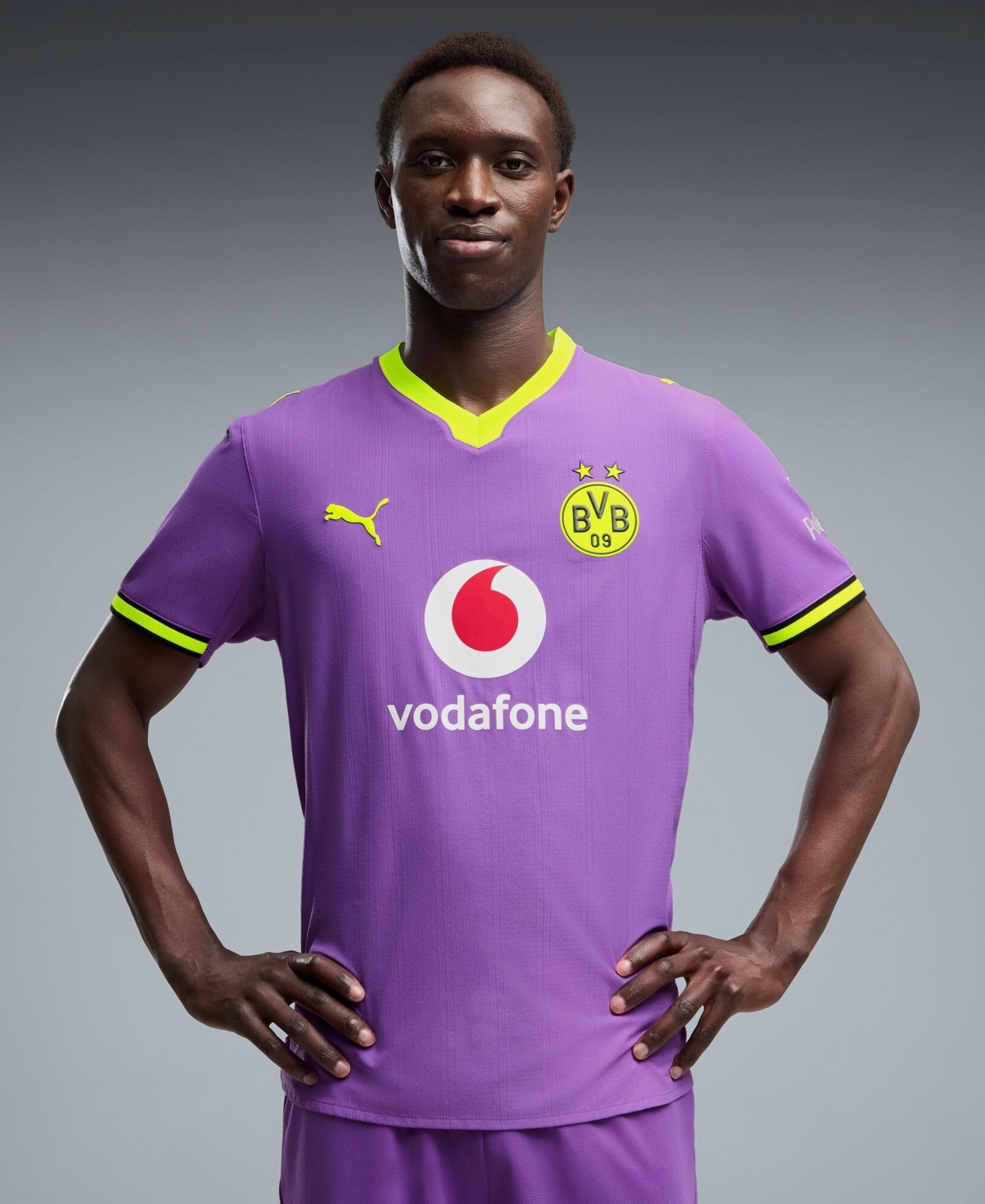 Puma Men's Purple Borussia Dortmund 2026/27 Third Authentic Jersey