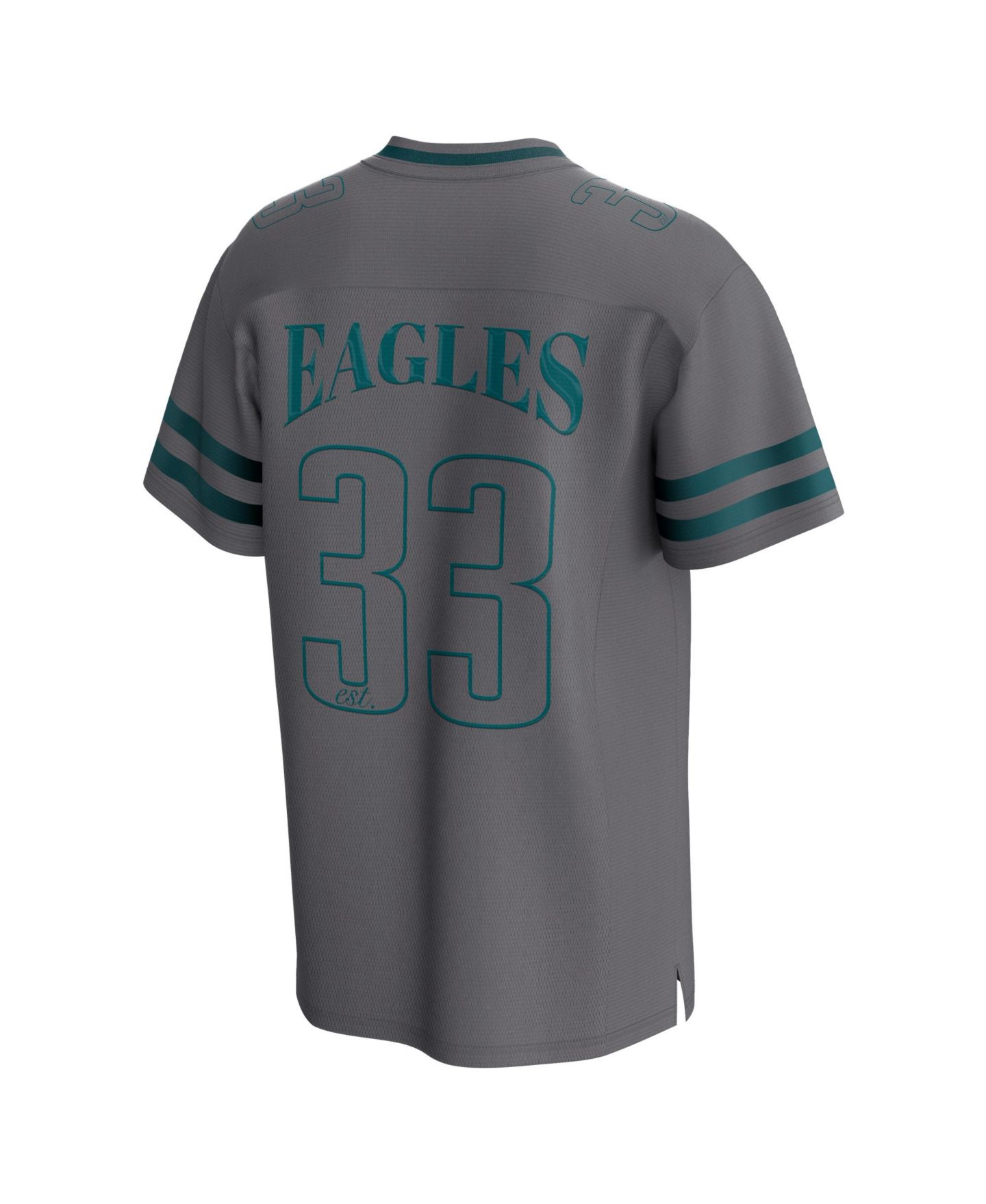Мужской топ Fanatics Gray Philadelphia Eagles After Hours Fashion Mesh — фото 3