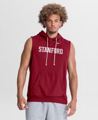 Nike - Men's  Cardinal Stanford Cardinal 2026 Sideline Sleeveless Dri-FIT Hoodie Cardinal