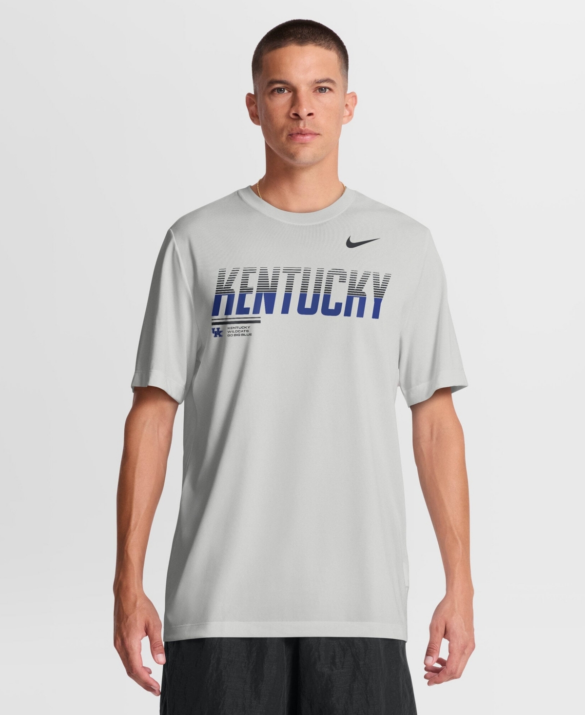 Nike Men's Gray Kentucky Wildcats Sideline Legend Dri-fit T-Shirt