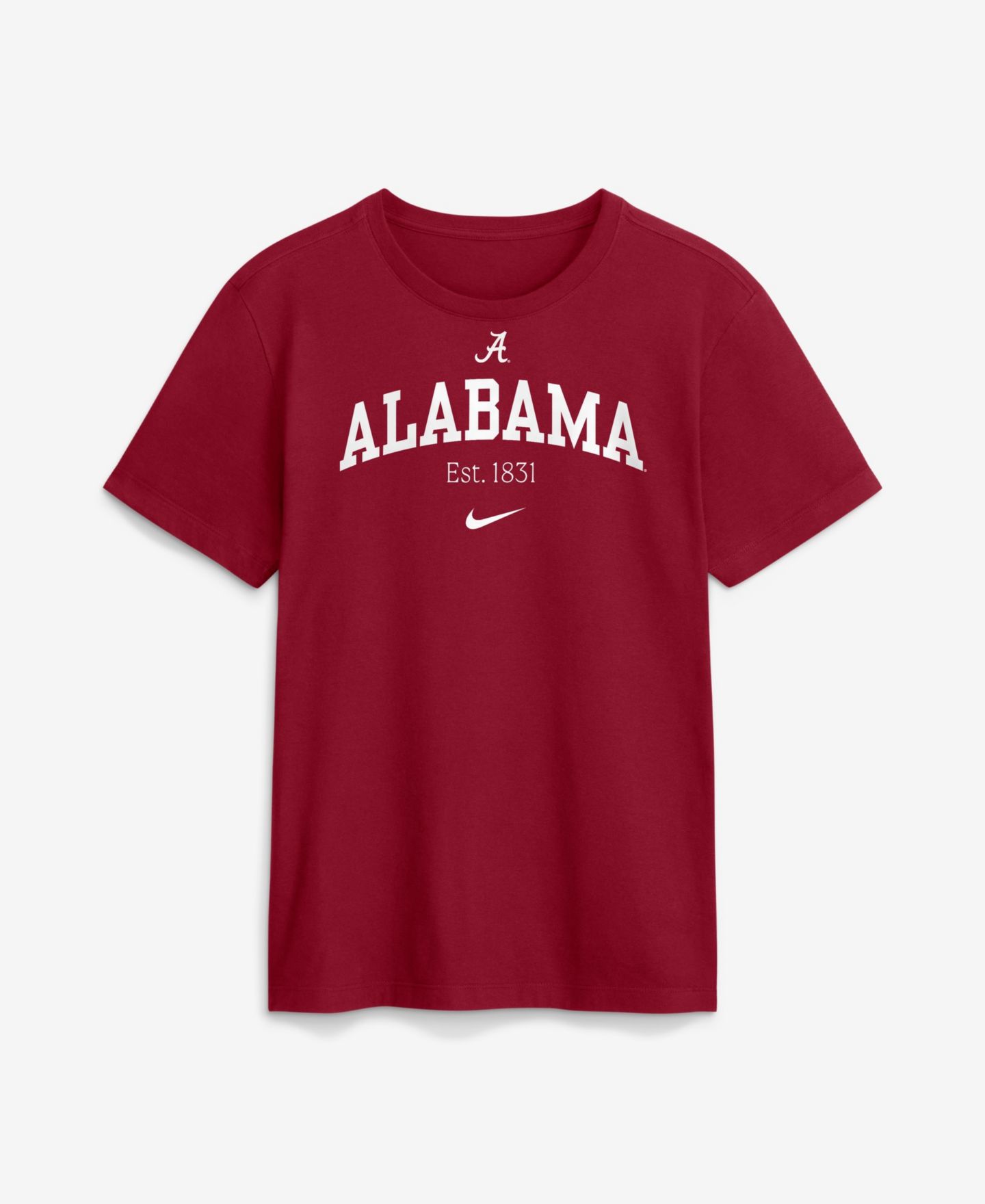 Мужская футболка Nike Crimson Alabama Crimson Tide Academic Arch — фото 1