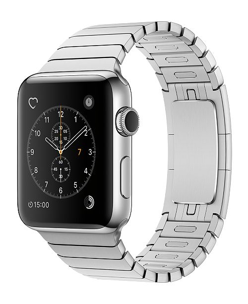 Apple Watch Series 2 42mm Stainless Steel Case With Silver Link Bracelet Reviews Macy S