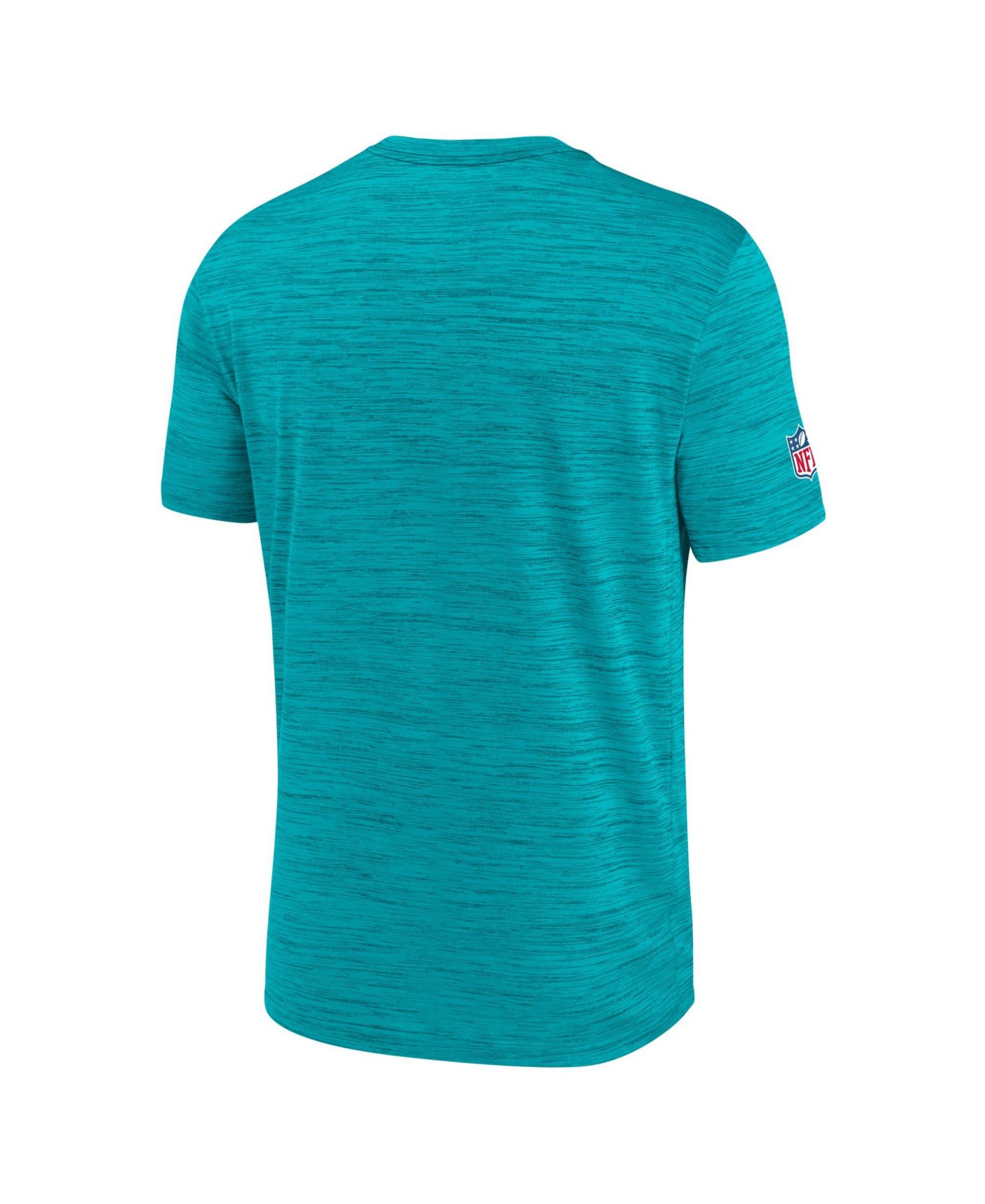 Мужская футболка Nike Aqua Miami Dolphins Rivalries Collection Sideline Velocity — фото 4