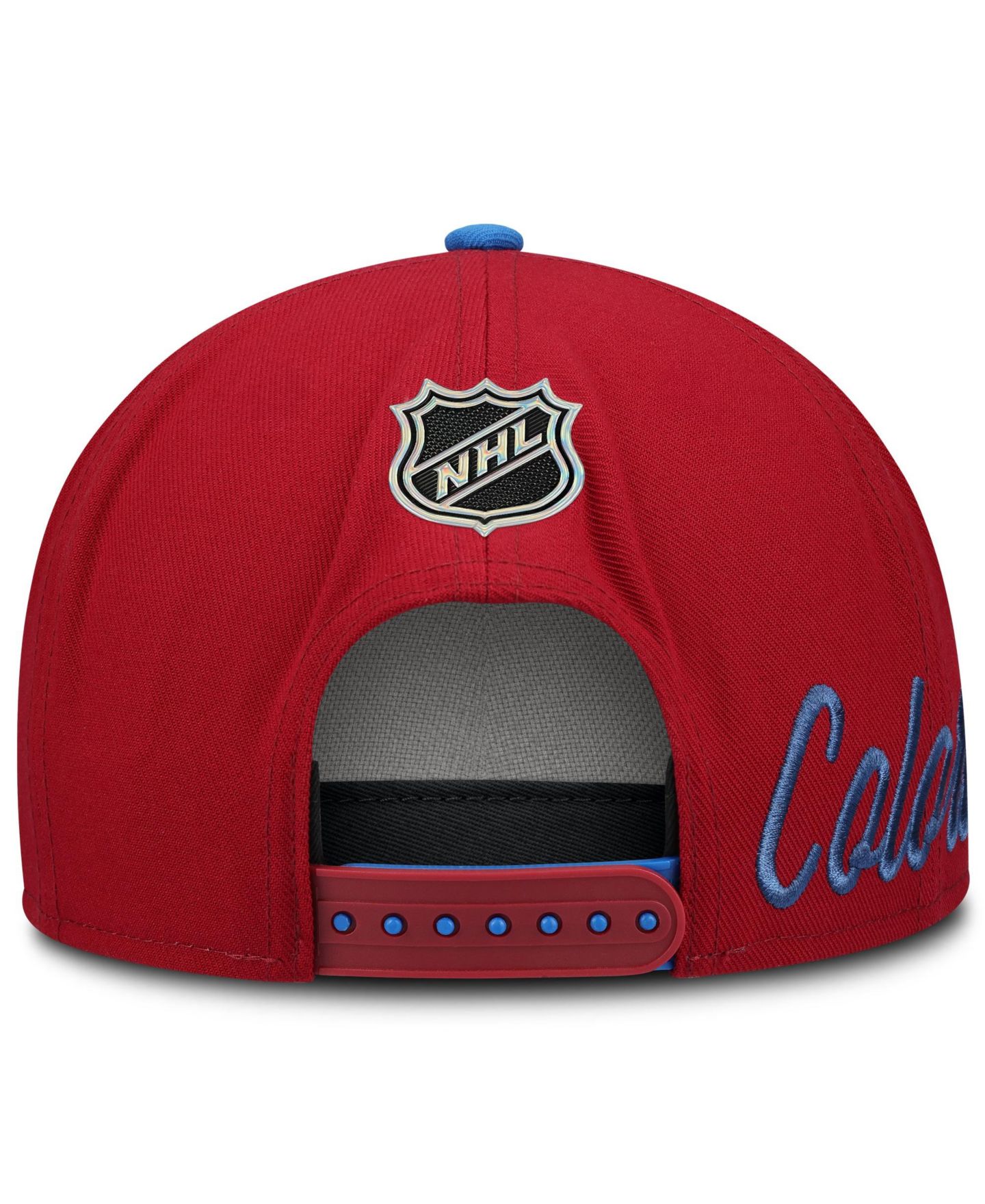 Мужская кепка Fanatics Blue/Burgundy Colorado Avalanche Snapback Hat — фото 4