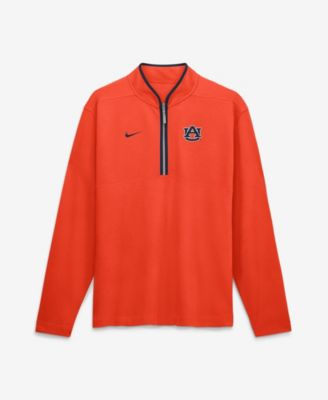 Men's  Orange Auburn Tigers Courtside Victory Dri-FIT Half-Zip Pullover