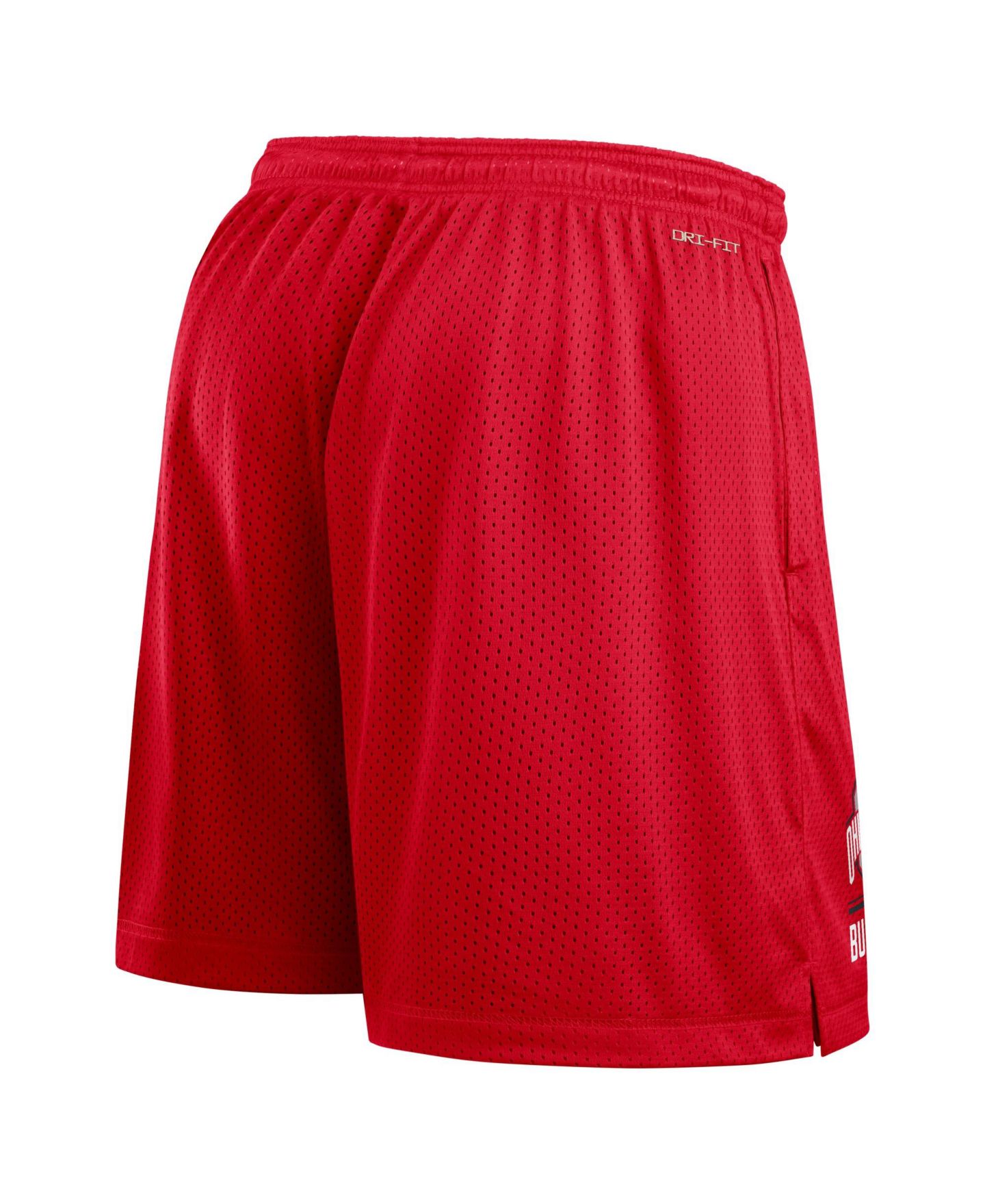 Мужские шорты Nike LeBron James Scarlet/Black Ohio State Buckeyes Courtside Reversible Dri-FIT — фото 7