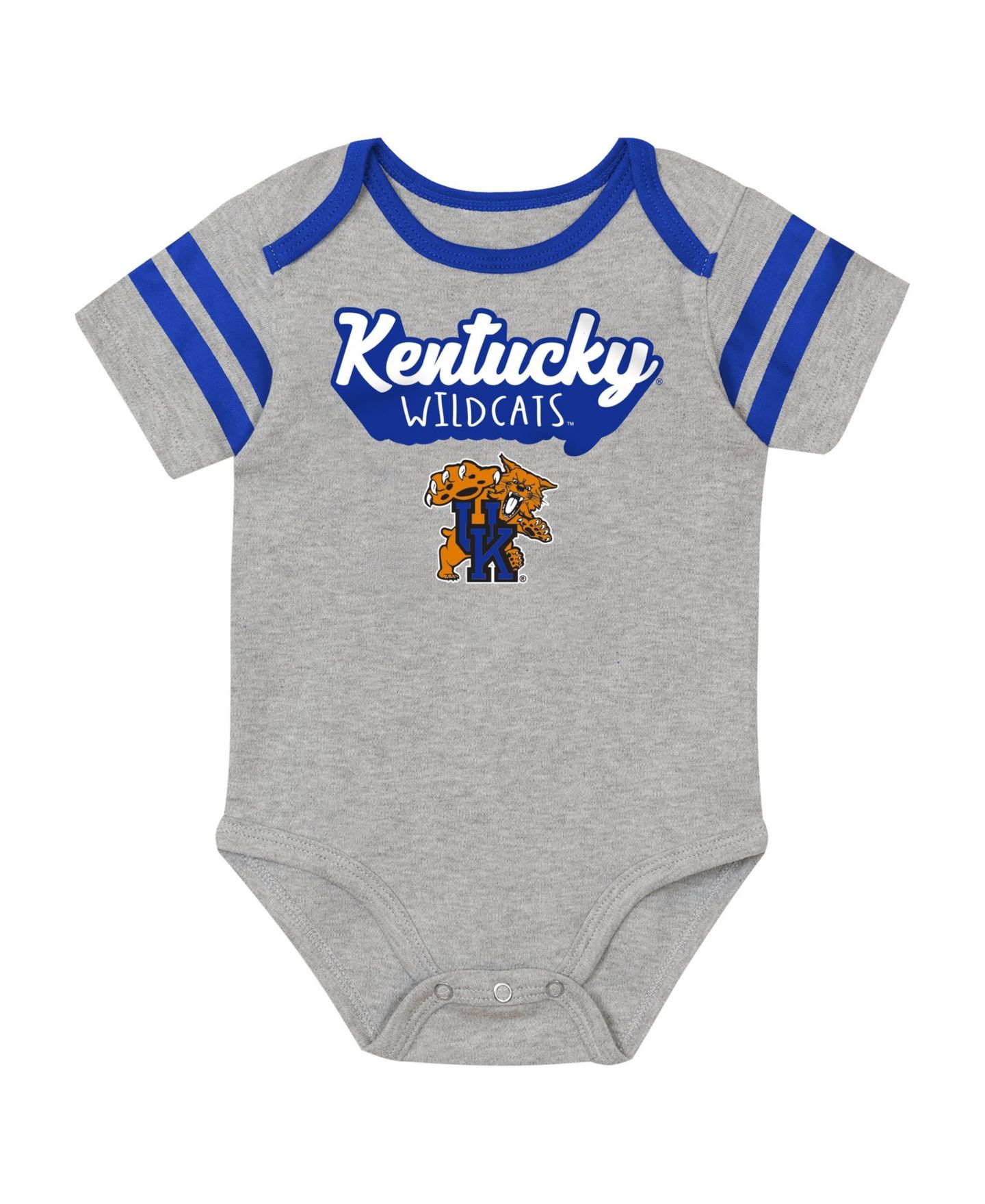 Outerstuff Baby Boys and Girls Royal Kentucky Wildcats Star Player Three-Piece Bodysuit Set — фото 3