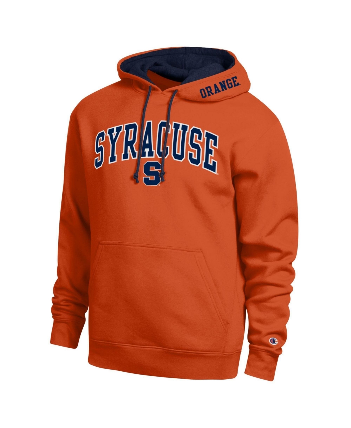 Champion Men's Orange Syracuse Orange Arch Tackle Twill Hoodie - Orange