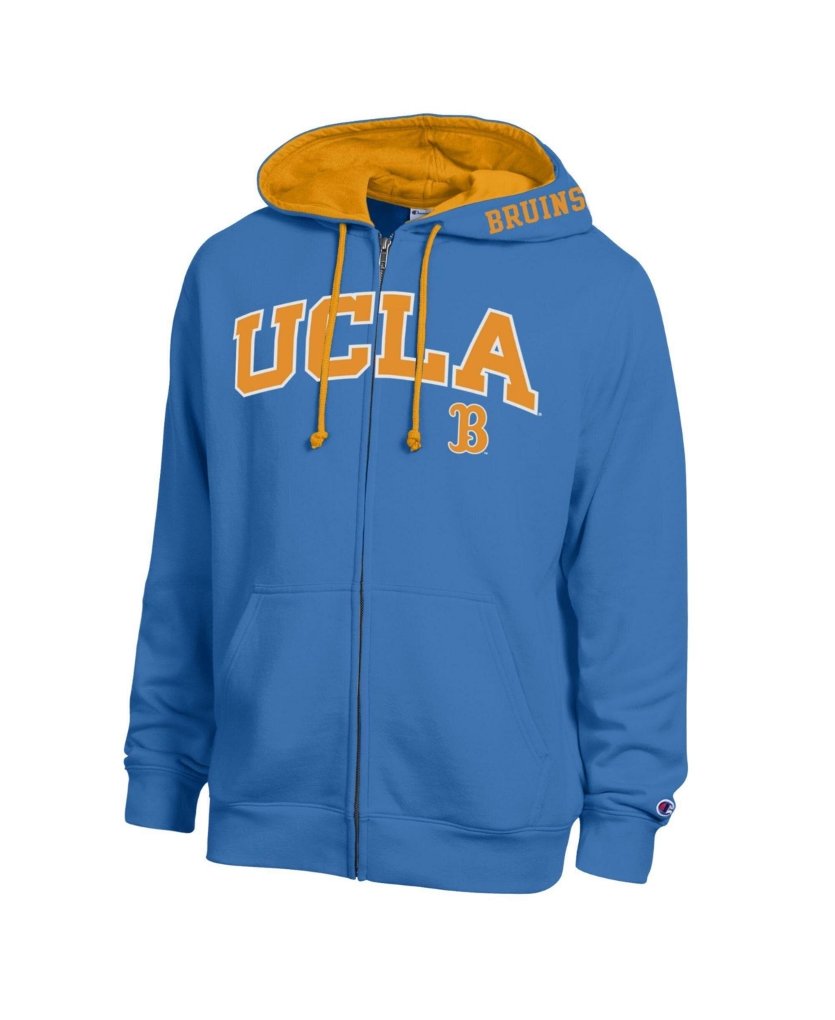 Champion Men's Light Blue Ucla Bruins Arch Logo Full-Zip Fleece Hoodie - Light Blue