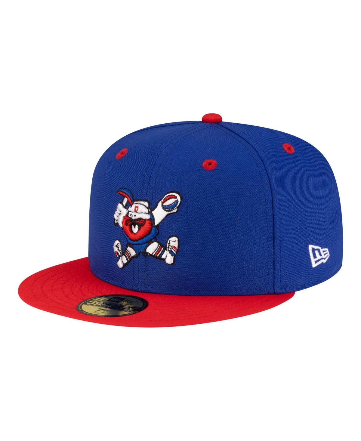 New Era Men's Royal/Red Denver Nuggets 80s Throwback 59FIFTY Fitted Hat - Royal